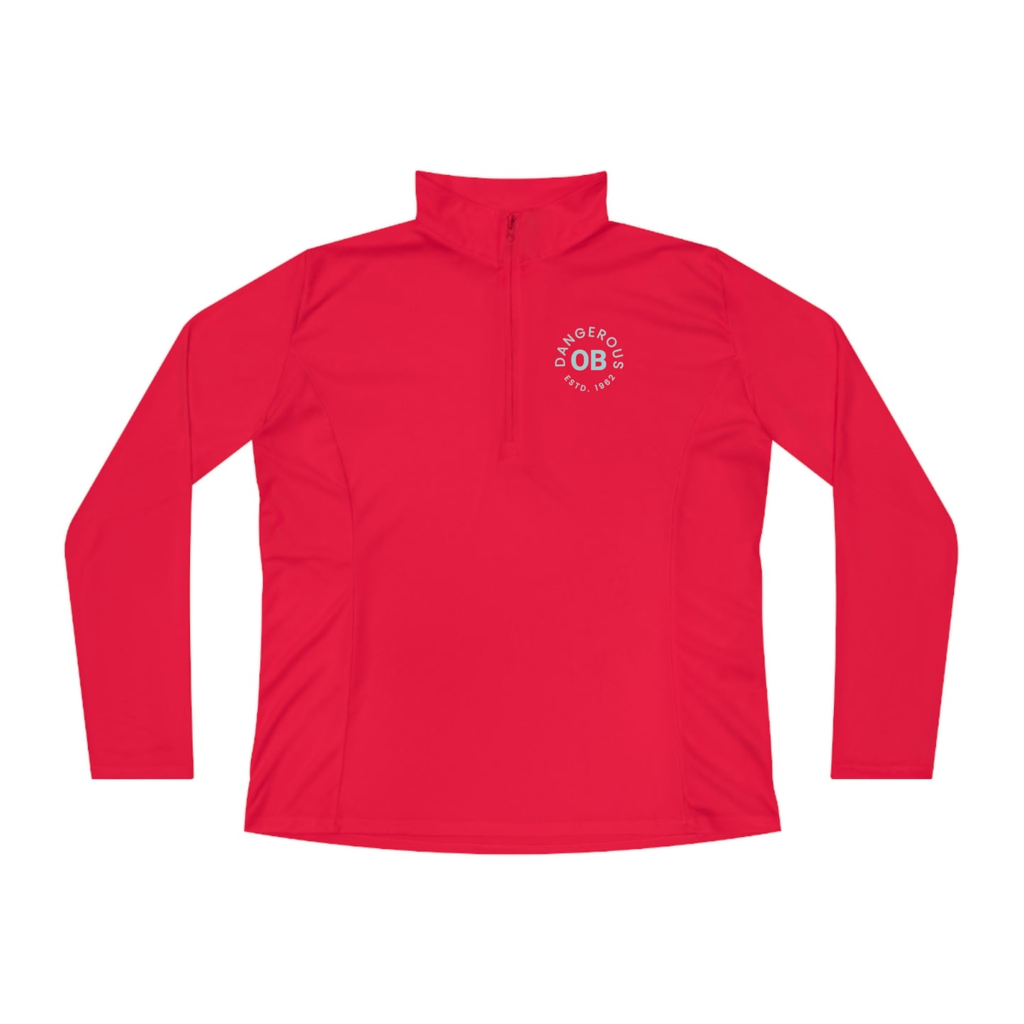 OBDangerous Designed Ladies Quarter-Zip Pullover