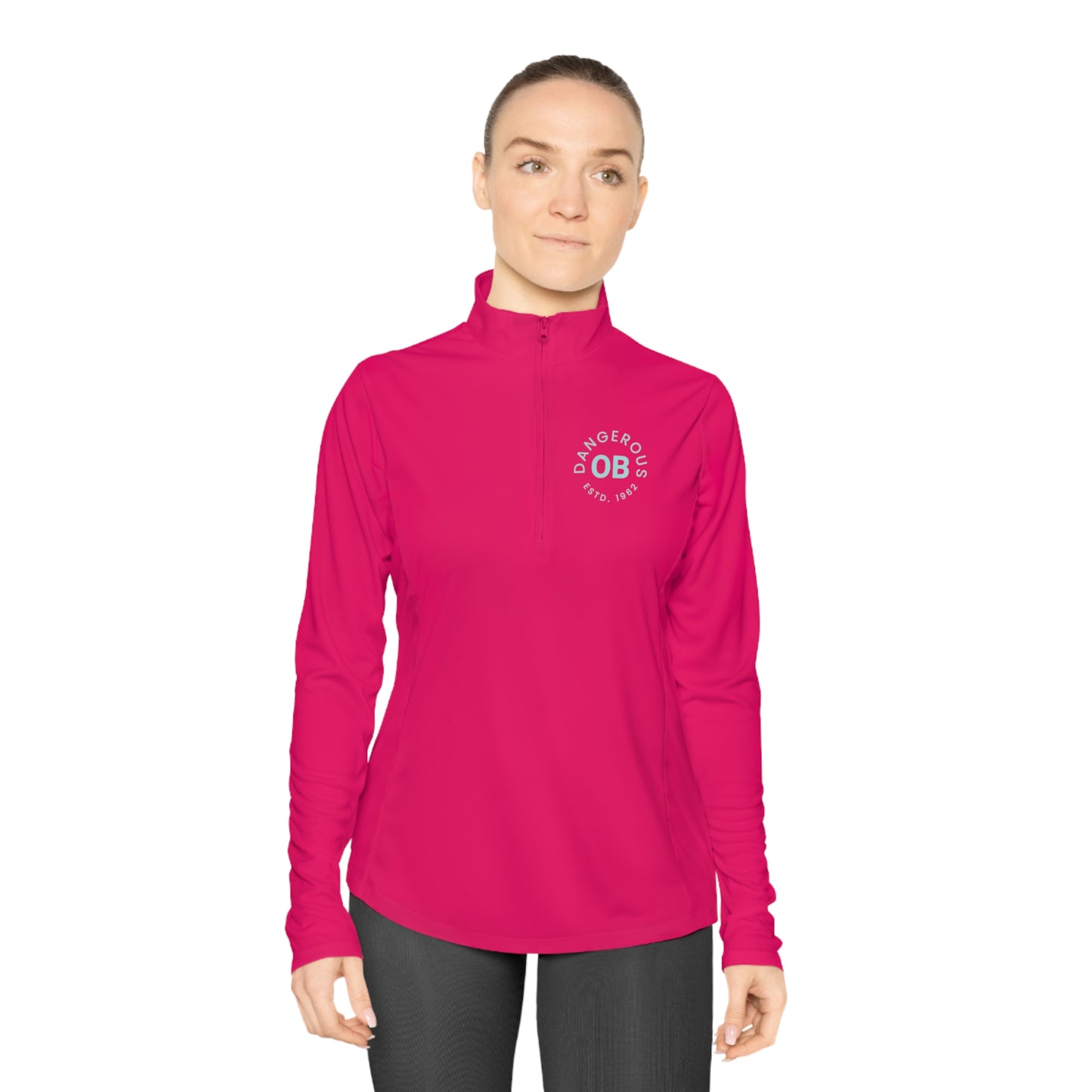 OBDangerous Designed Ladies Quarter-Zip Pullover