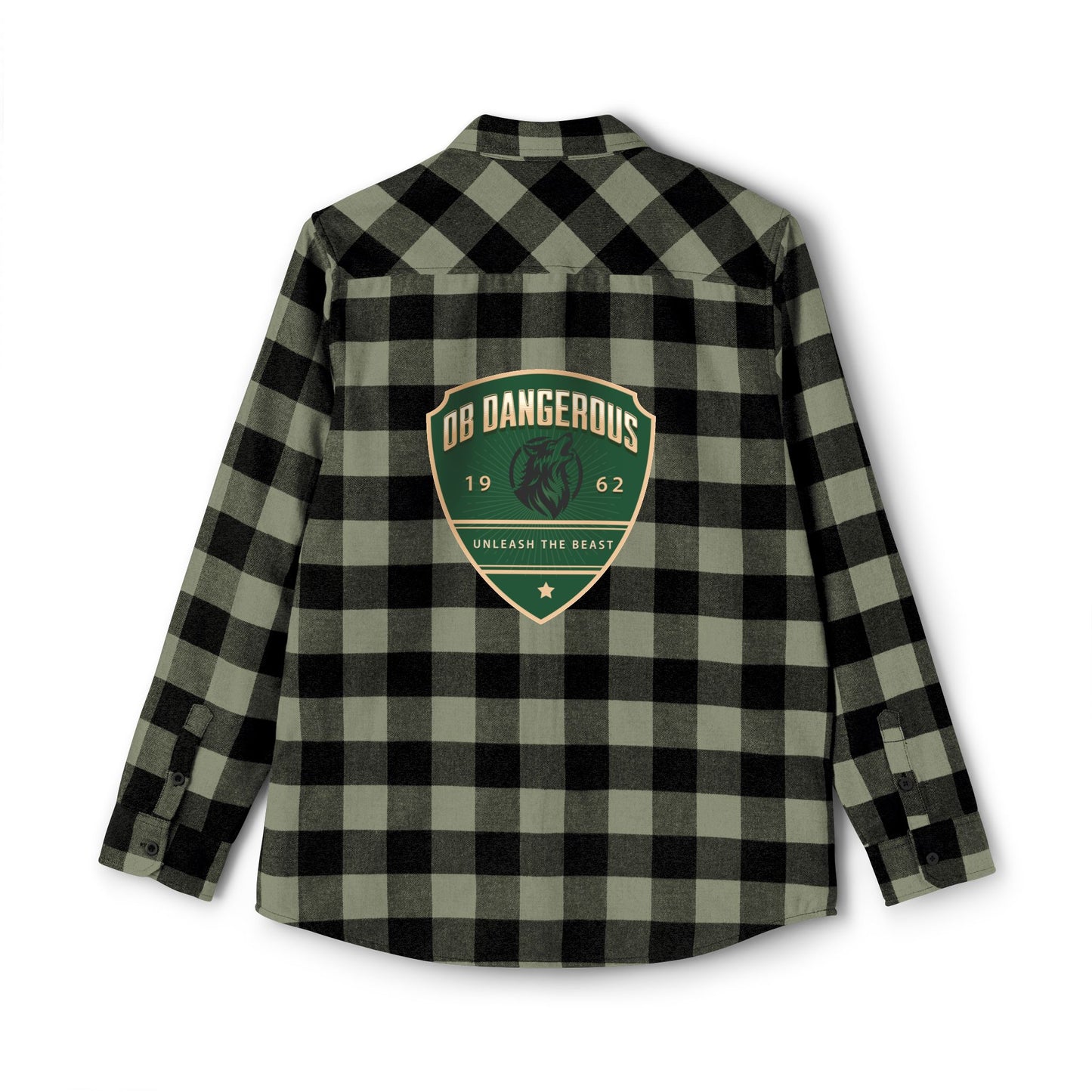 OBDangerous Designed Unleash the Beast Unisex Flannel Shirt