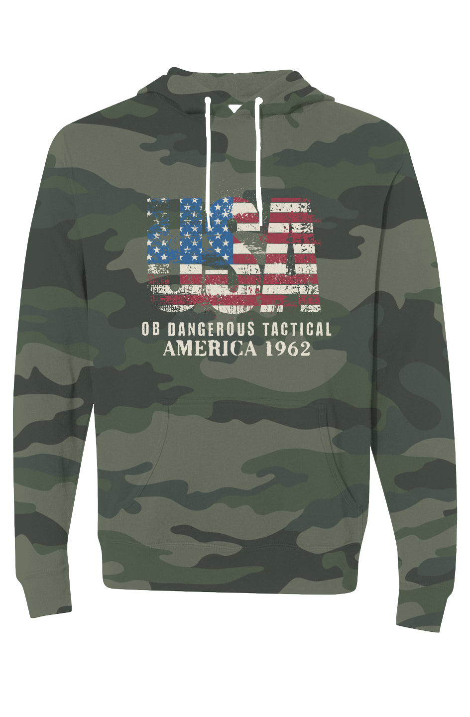 OBDangerous Designed America Unisex Lightweight Hooded Sweatshirt
