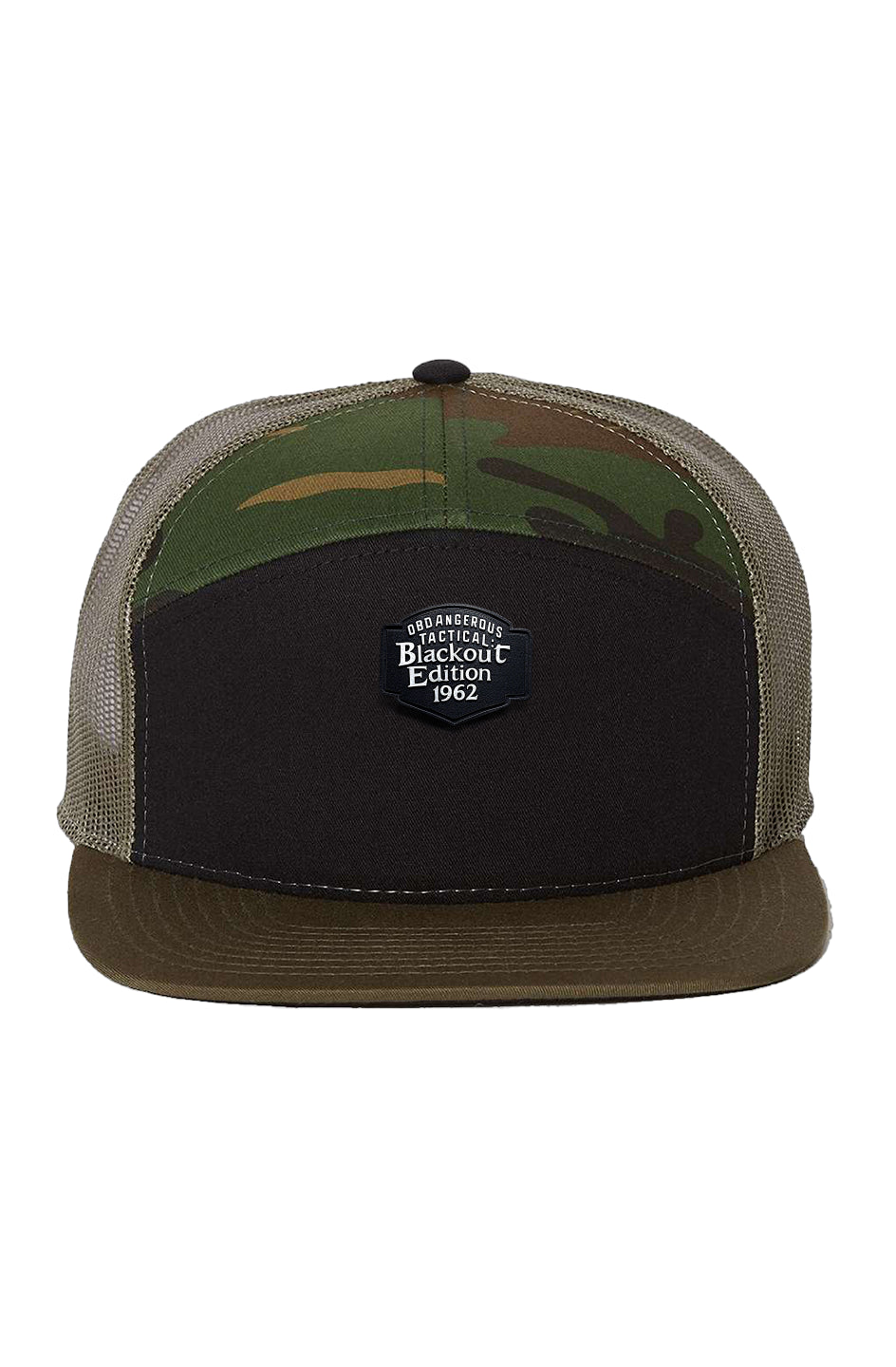 OBDangerous Designed Blackout Edition Black Camo Loden Cap