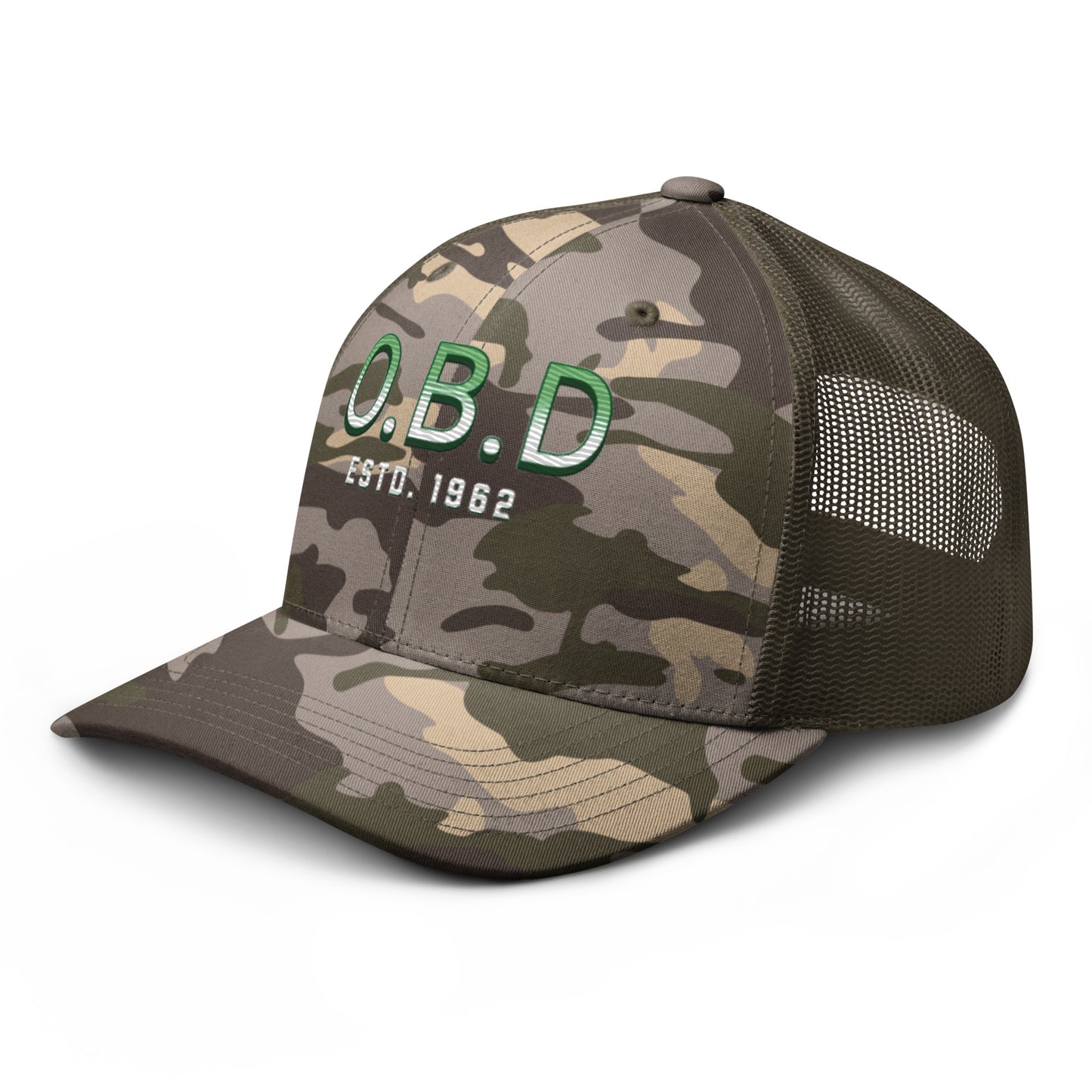 OBDanger Designed Camouflage trucker hat