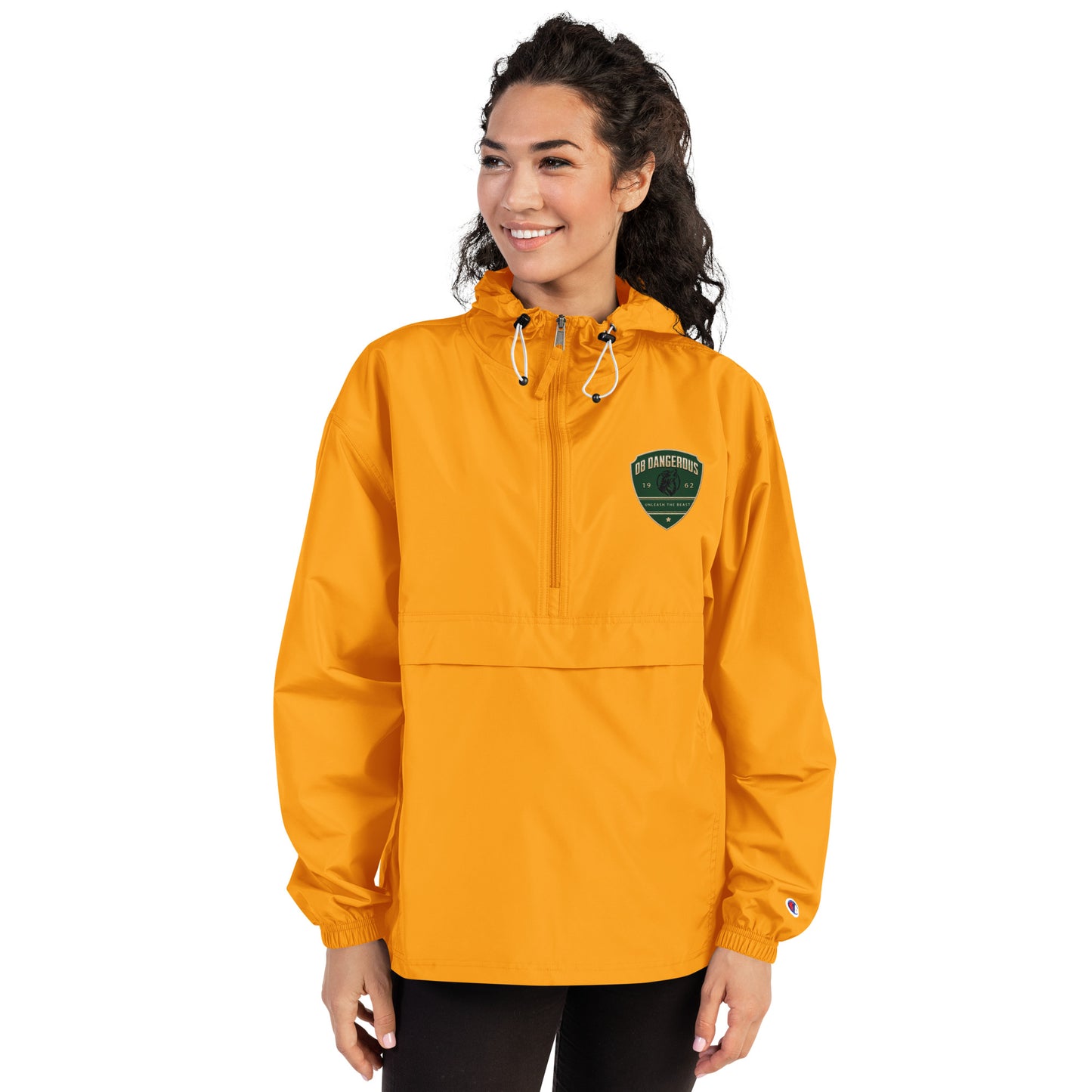 OBDangerous Designed Unleash the Beast Embroidered Champion Packable Jacket