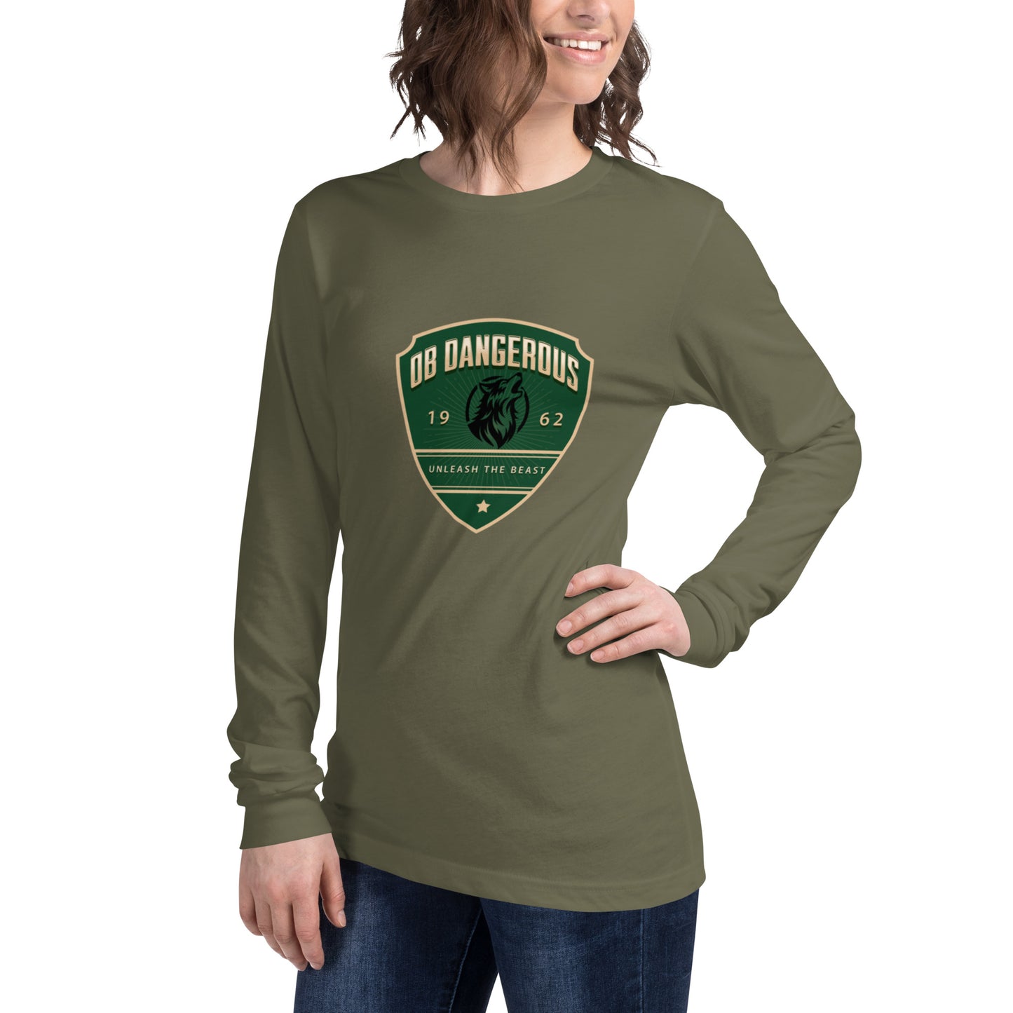OBDangerous Designed Unleash the Beast Unisex Long Sleeve Tee