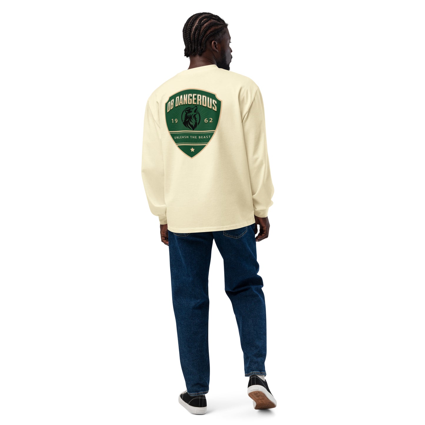 OBDangerous Designed Origianl Black Logo Premium heavyweight long sleeve shirt