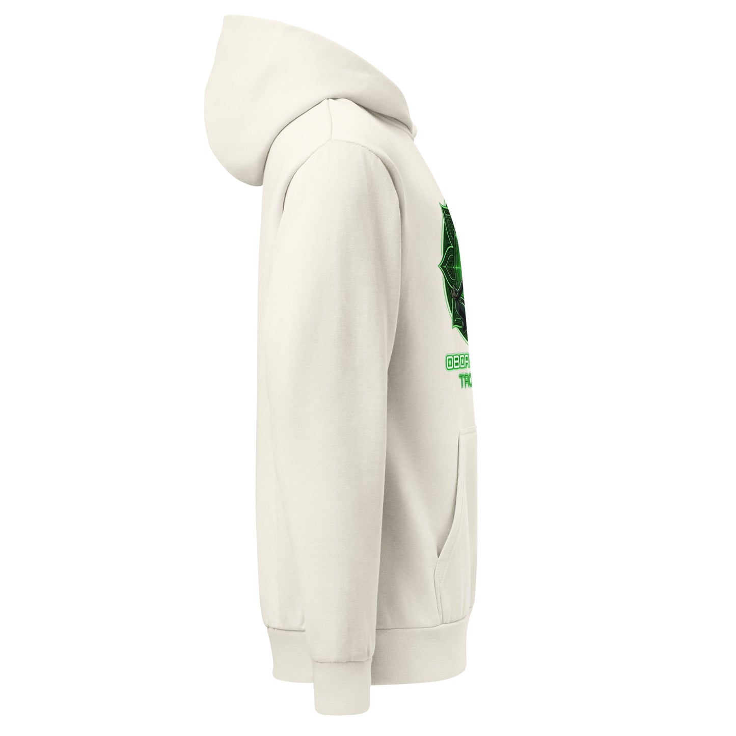 Unisex OBD Tao Urban garment-dyed hoodie in pigment Lunar Rock color, casual streetwear style with a relaxed fit.