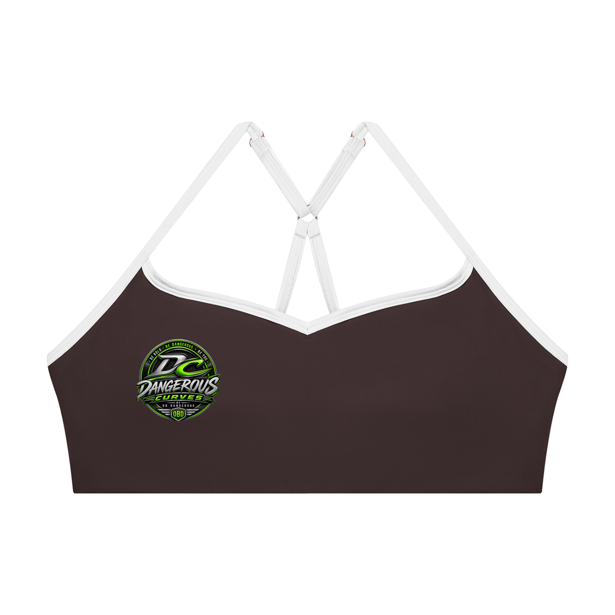 Dangerous Curves Women’s Color-Block Yoga Sports Bra