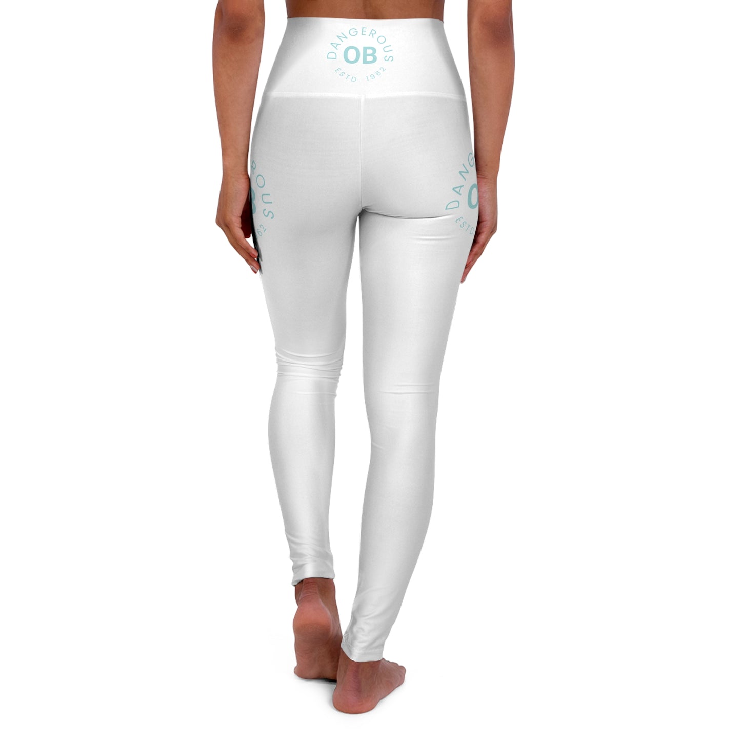 OBDdangerous designed High Waisted logo Yoga Leggings (AOP)
