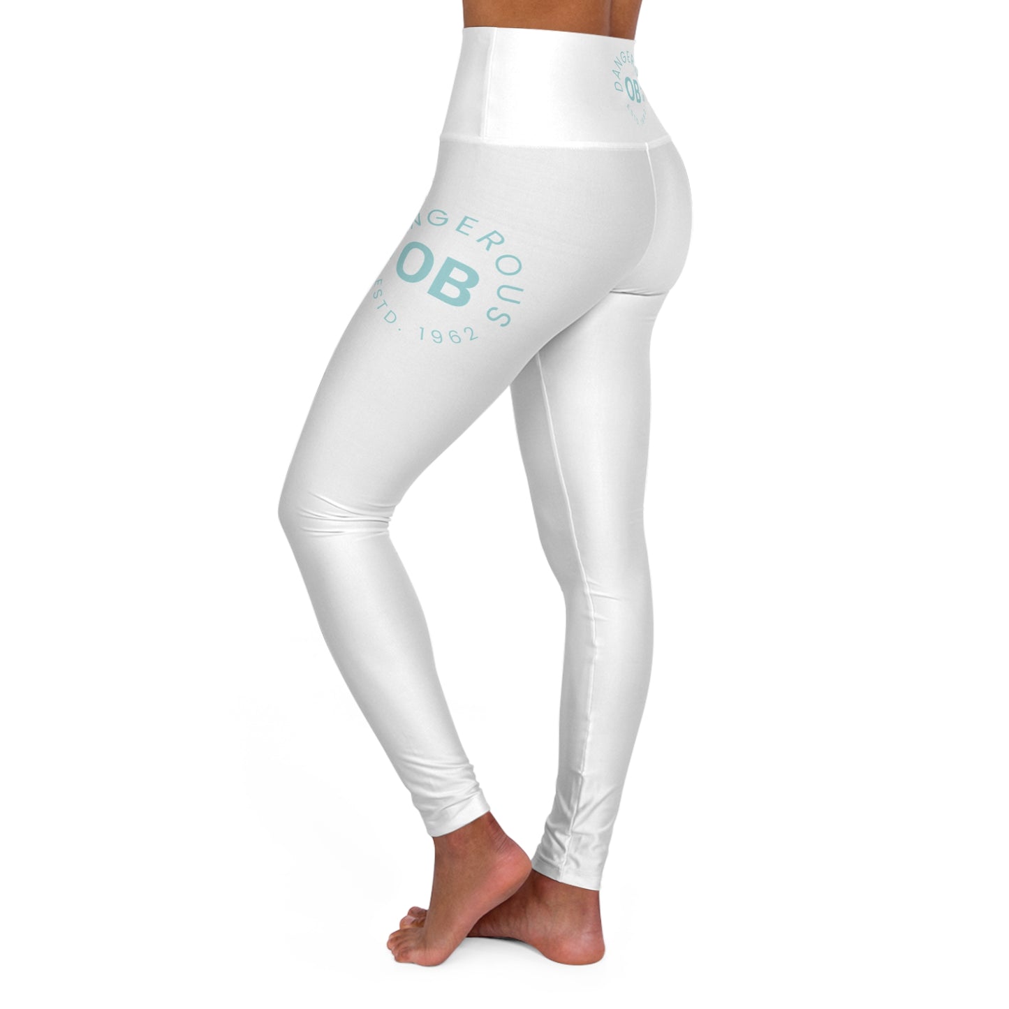 OBDdangerous designed High Waisted logo Yoga Leggings (AOP)