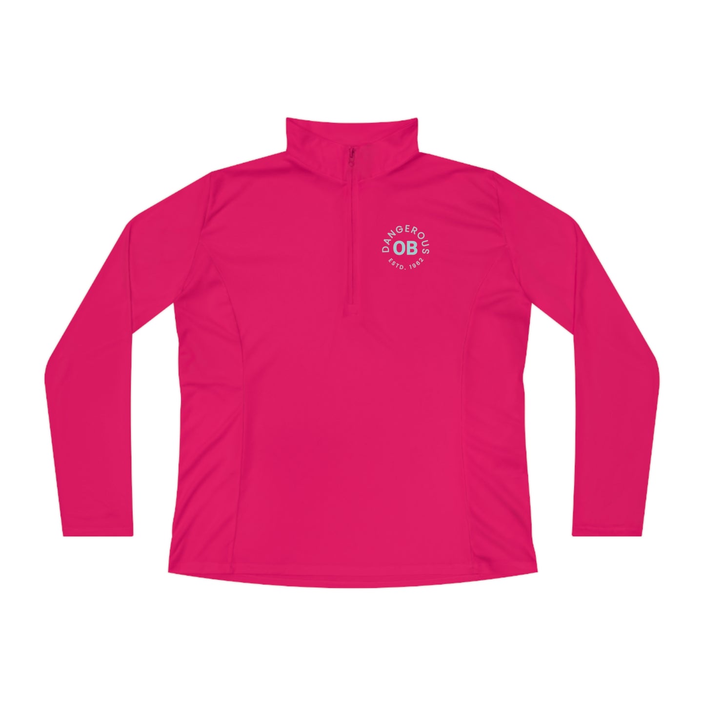 OBDangerous Designed Ladies Quarter-Zip Pullover