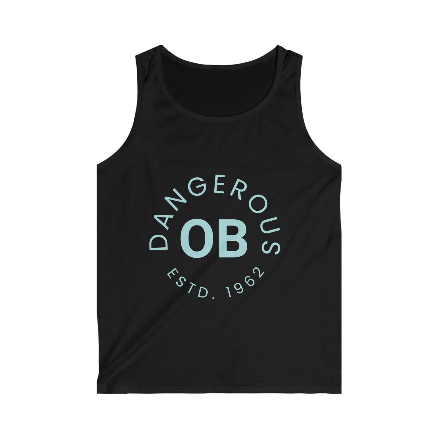 OBDangerous designed Original Blue Logo Men's Softstyle Tank Top