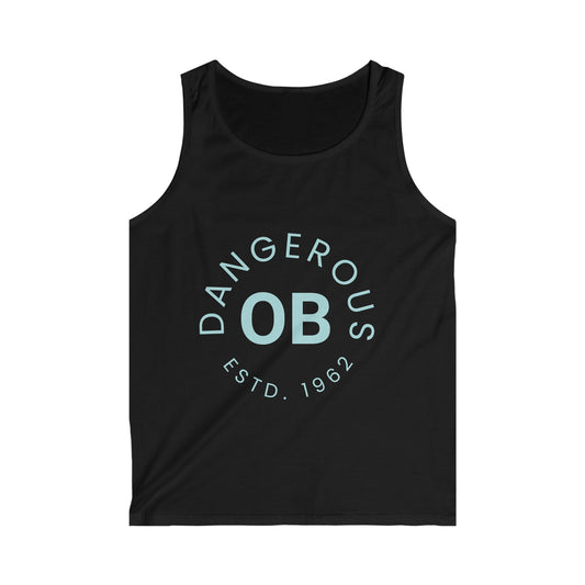 OBDangerous designed Original Blue Logo Men's Softstyle Tank Top