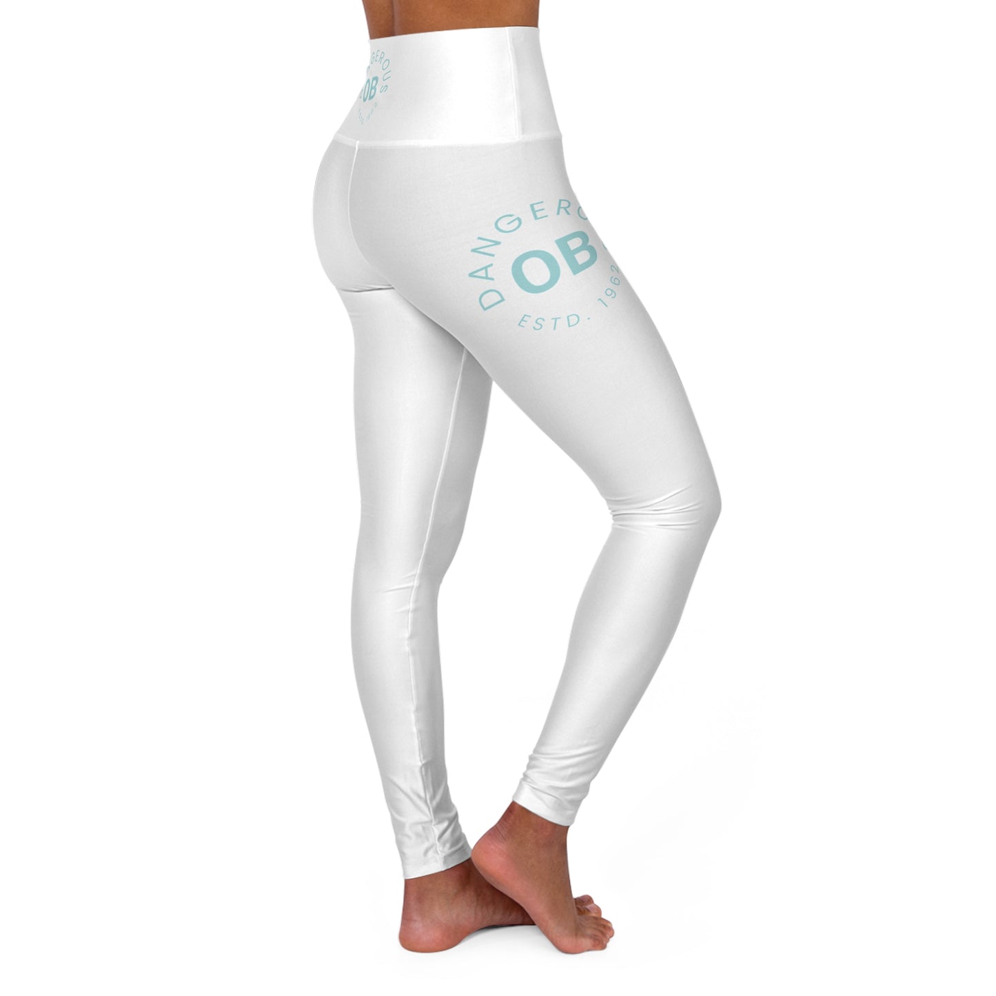 OBDdangerous designed High Waisted logo Yoga Leggings (AOP)
