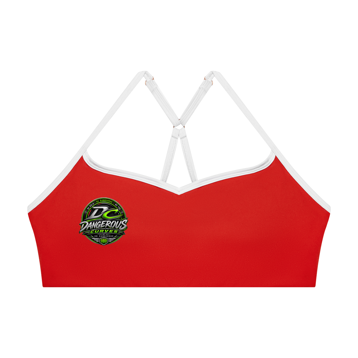 Dangerous Curves Women’s Color-Block Yoga Sports Bra