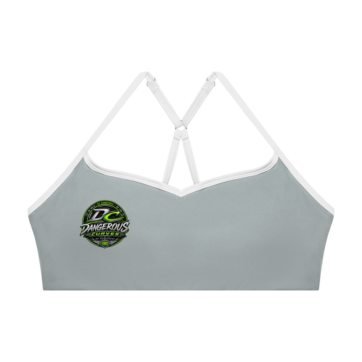 Dangerous Curves Women’s Color-Block Yoga Sports Bra