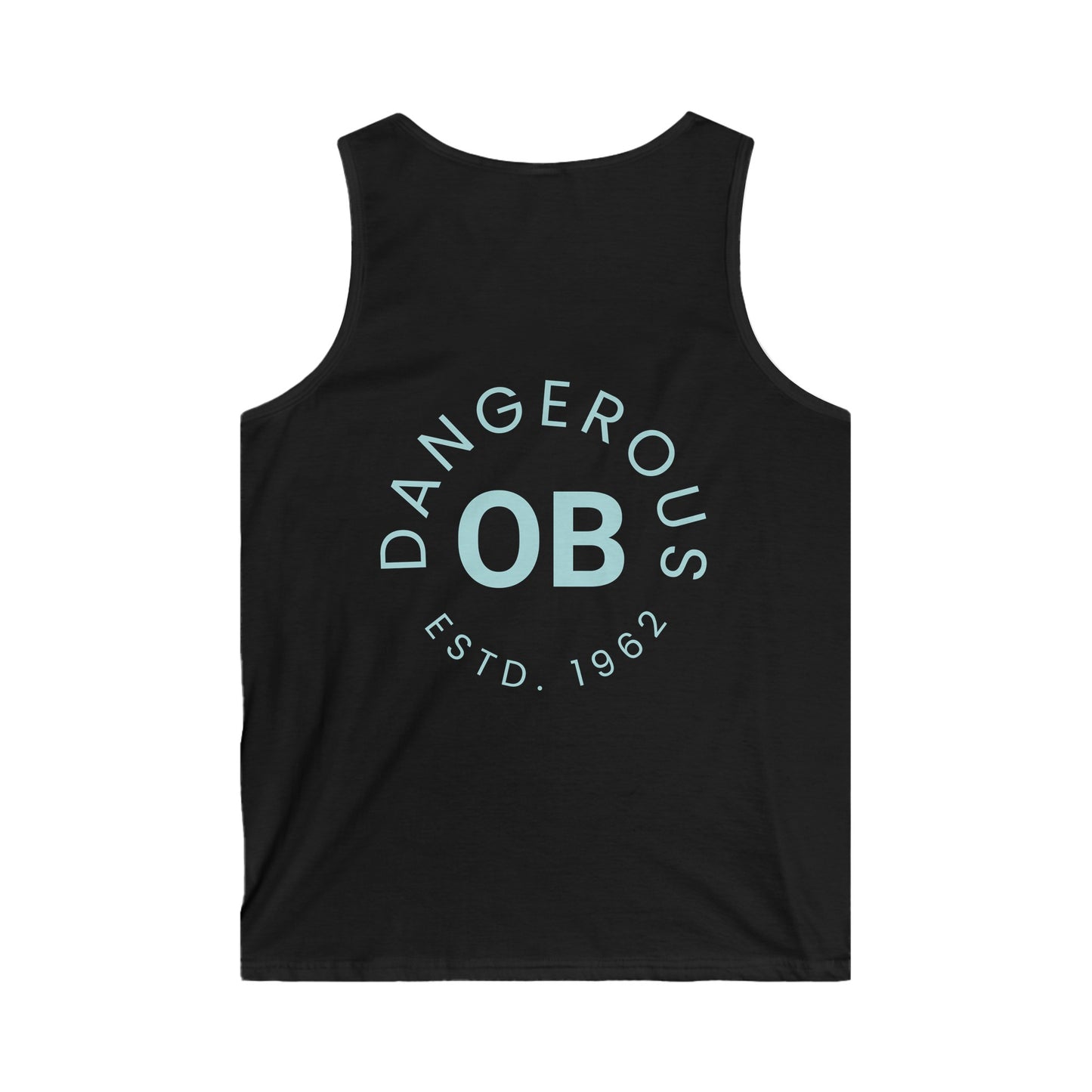OBDangerous designed Original Blue Logo Men's Softstyle Tank Top