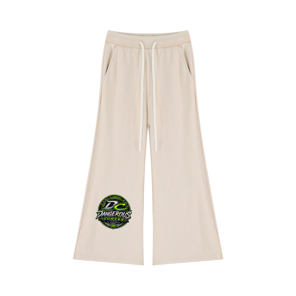 Dangerous Curves Women’s Mineral Wash Flared Leg Sweatpants