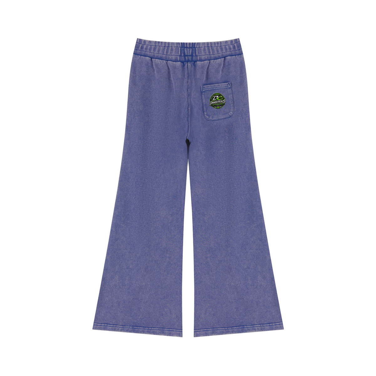 Dangerous Curves Women’s Mineral Wash Flared Leg Sweatpants