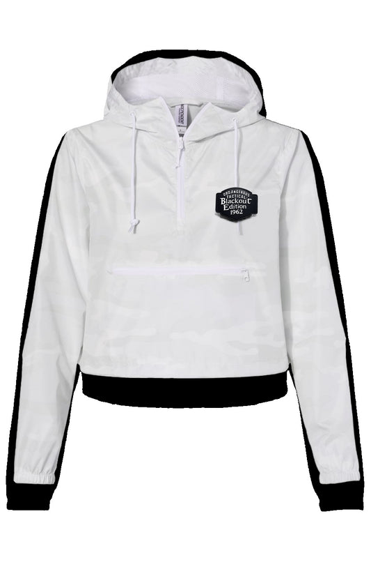 OBDangerous Blackout Edition Lightweight Pullover Crop Windbreaker