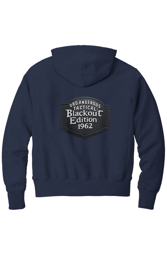 OBDangerous Designed Blackout Edition Reverse Weave Garment Dyed Hoodie