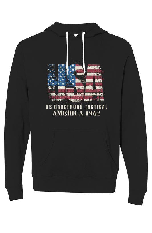 OBDangerous Designed America Unisex Lightweight Hooded Sweatshirt