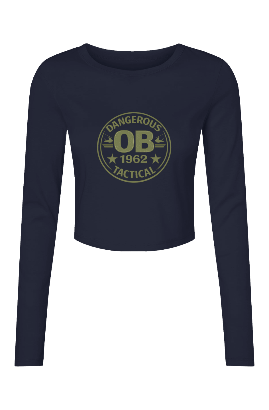 Apliiq women's long sleeve micro rib baby tee in soft fabric, featuring a fitted design and subtle ribbed texture.