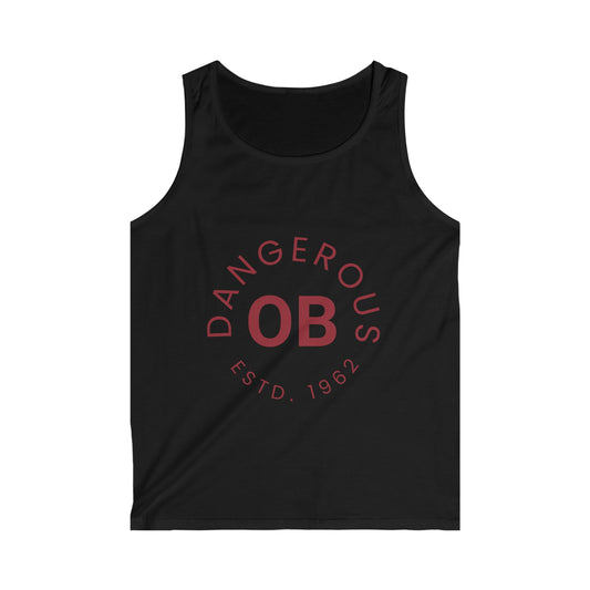 OBDangerous Designed Original Red Logo Men's Softstyle Tank Top