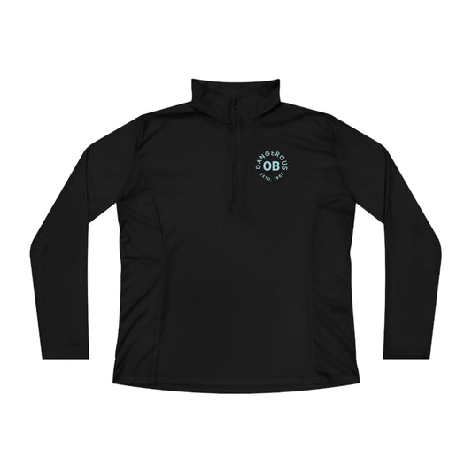 OBDangerous Designed Ladies Quarter-Zip Pullover