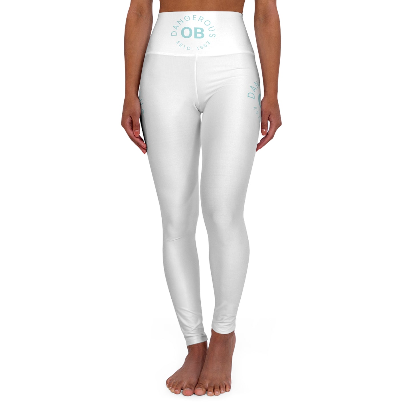 OBDdangerous designed High Waisted logo Yoga Leggings (AOP)
