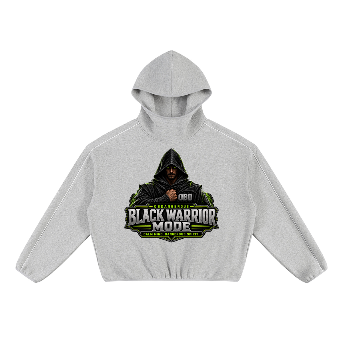 Black Sigma Black Warrior Boxy Fleece Hoodie