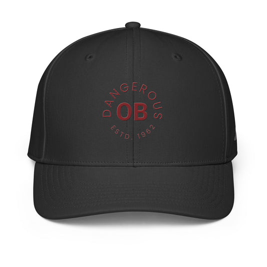 OBDangerous designed red and black adidas performance cap