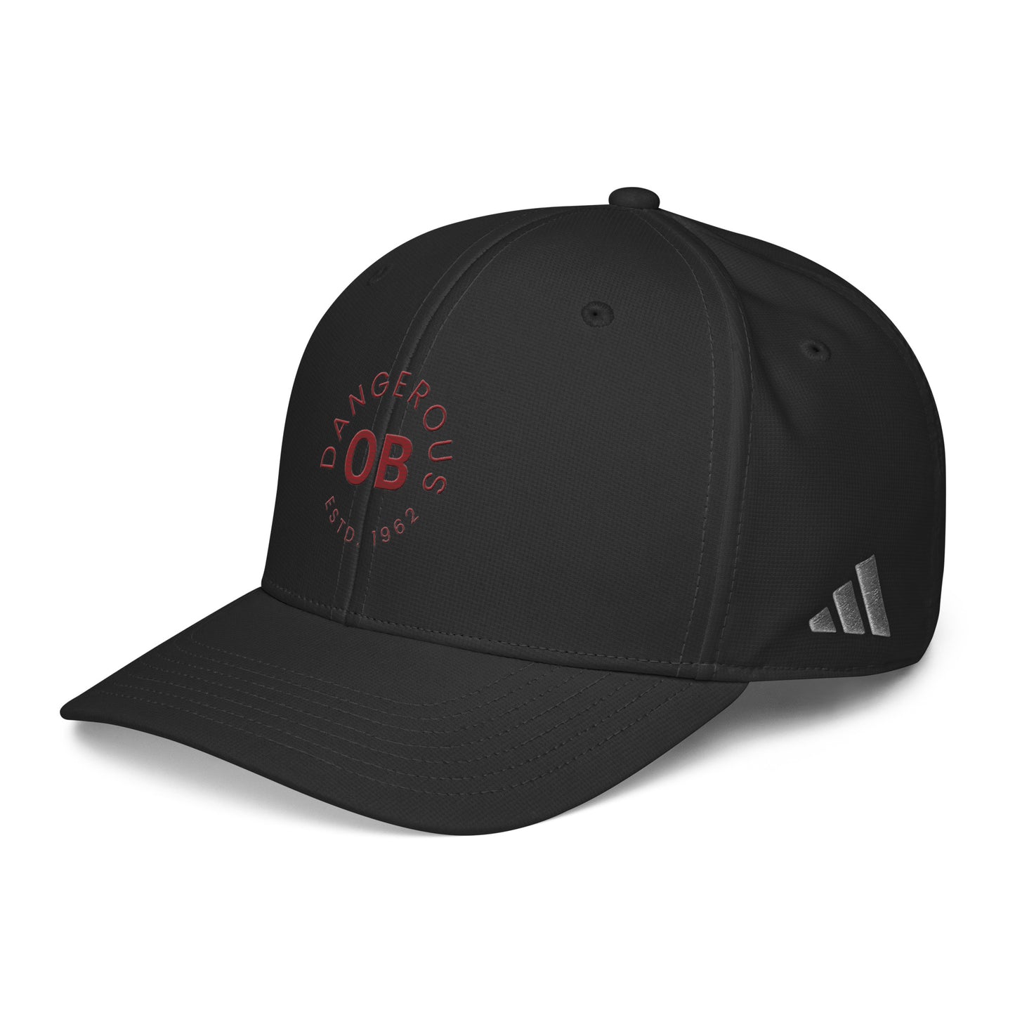 OBDangerous designed red and black adidas performance cap