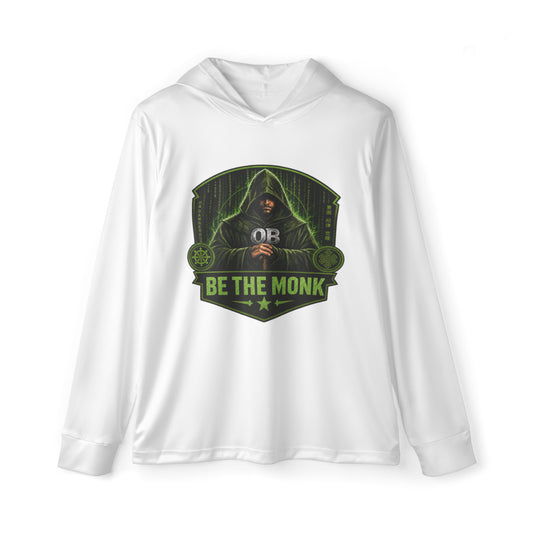 OB DANGEROUS Be The Monk Matrix sports warmup hoodie with all-over print, designed for gym, street, and casual wear.