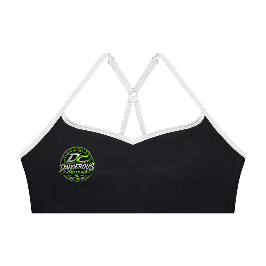 Dangerous Curves Women’s Color-Block Yoga Sports Bra