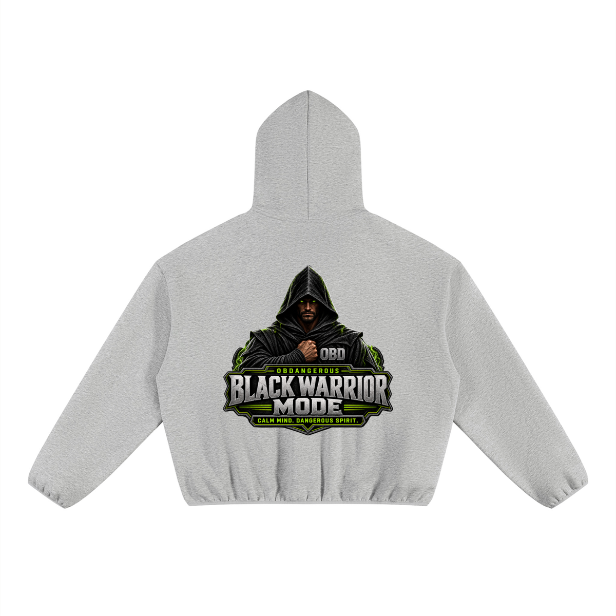 Black Sigma Black Warrior Boxy Fleece Hoodie