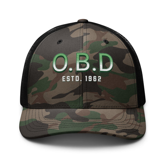 OBDanger Designed Camouflage trucker hat