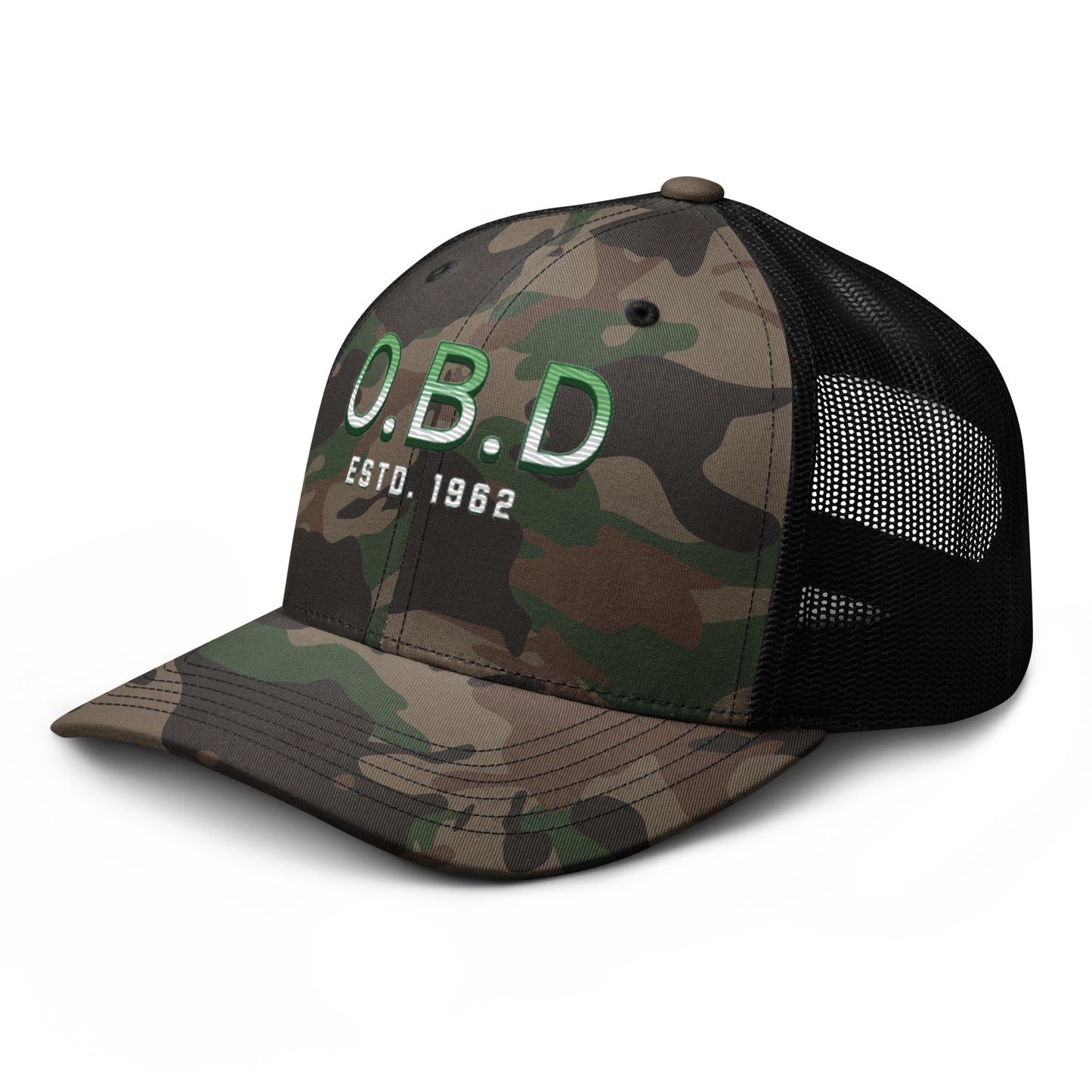 OBDanger Designed Camouflage trucker hat
