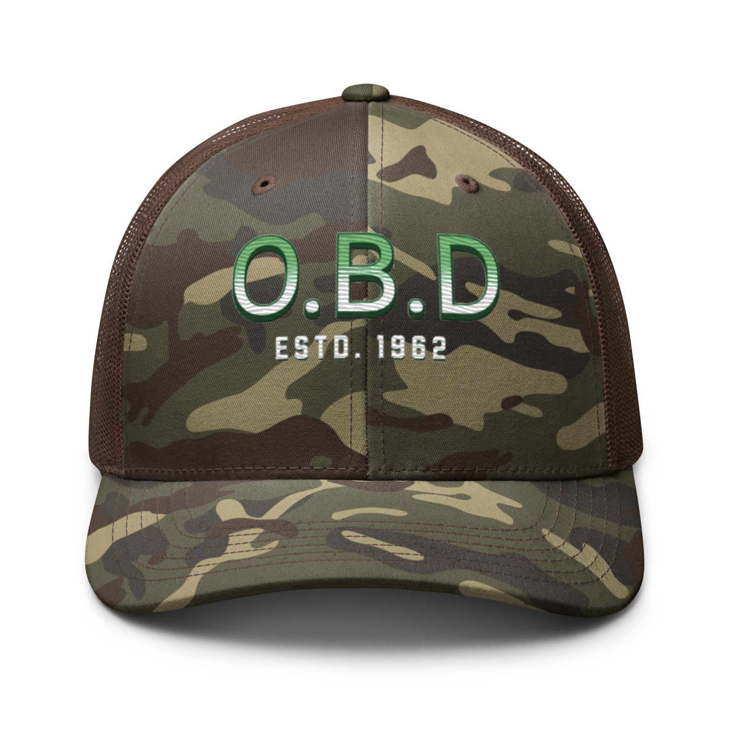 OBDanger Designed Camouflage trucker hat