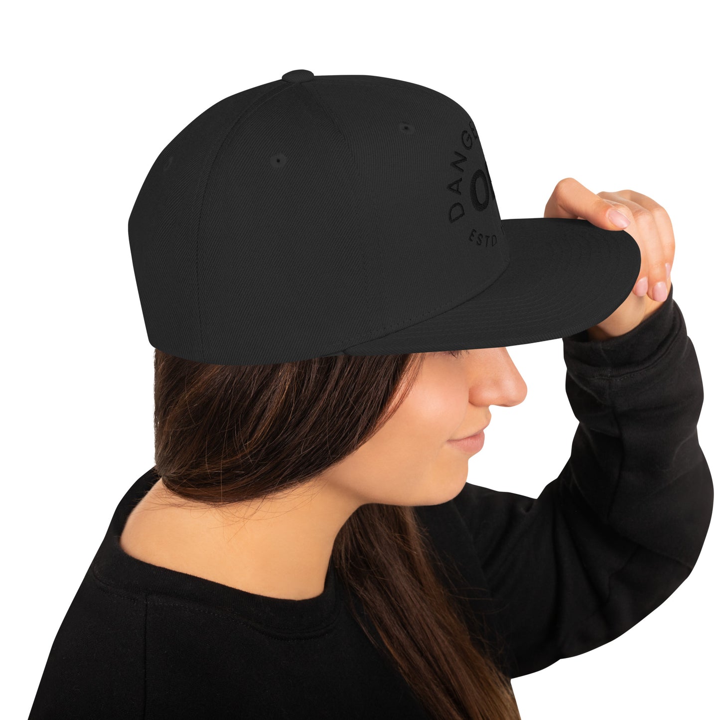 OBDanger Designed black on black Snapback Hat