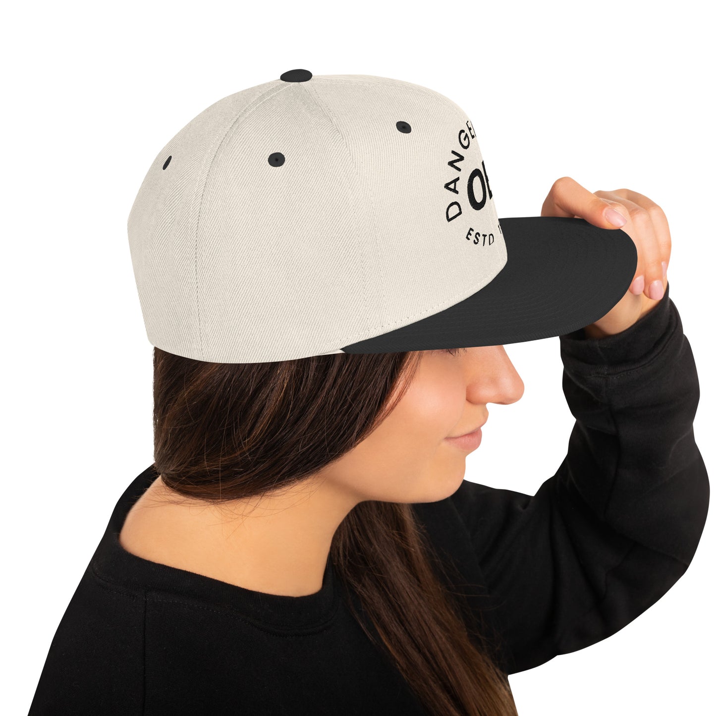 OBDanger Designed black on black Snapback Hat