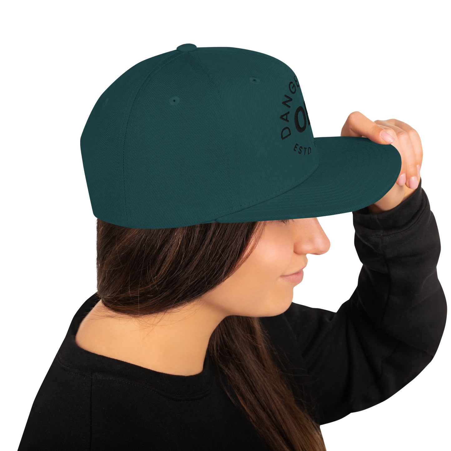 OBDanger Designed black on black Snapback Hat