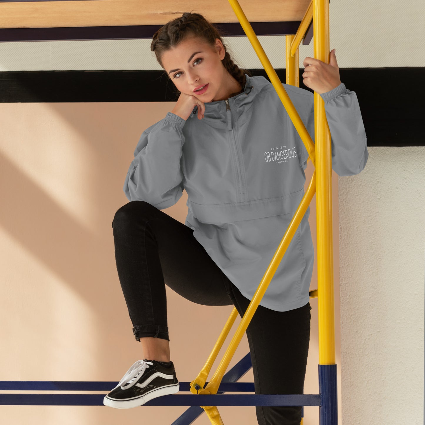 OBDangerous Tactical Embroidered Champion Packable Jacket