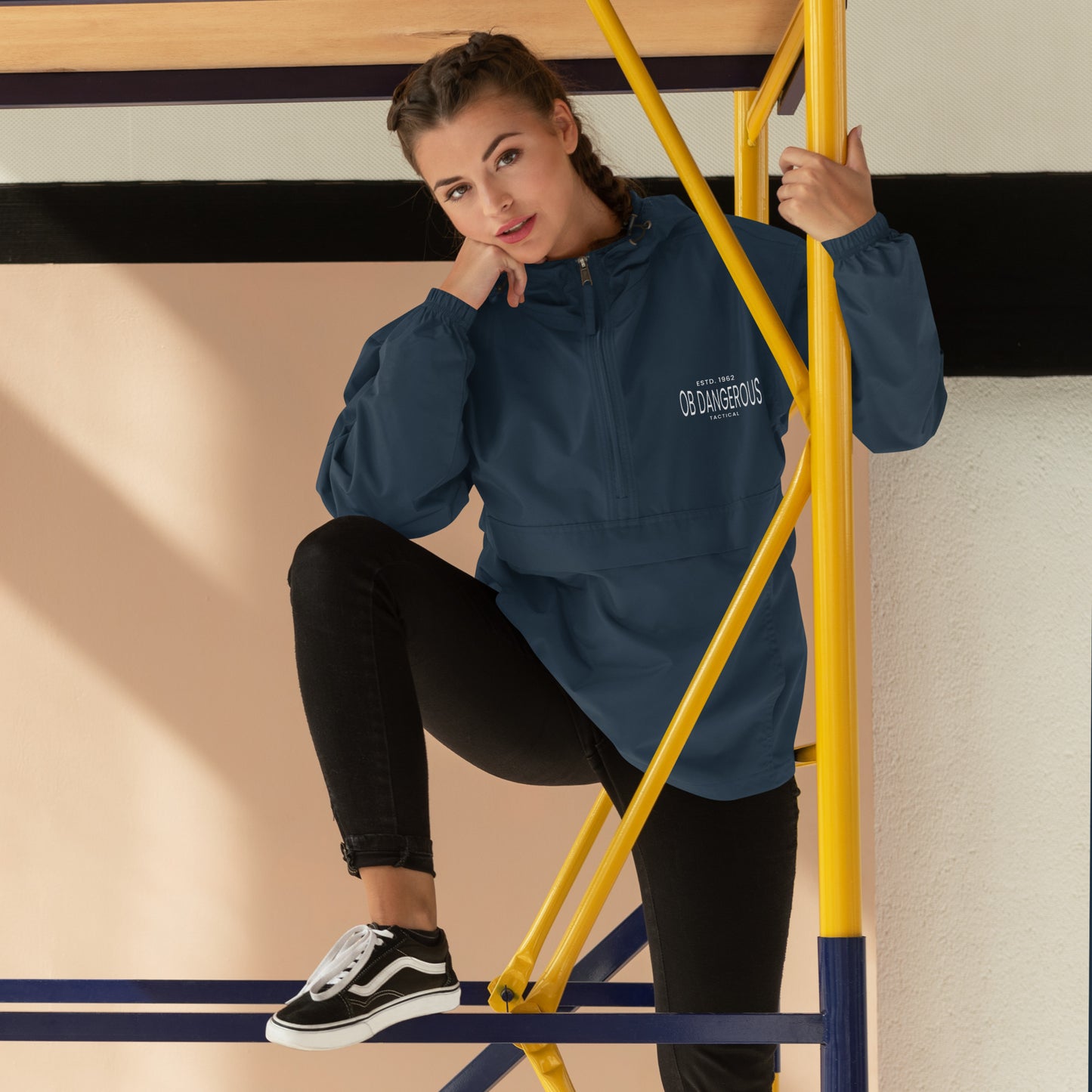 OBDangerous Tactical Embroidered Champion Packable Jacket