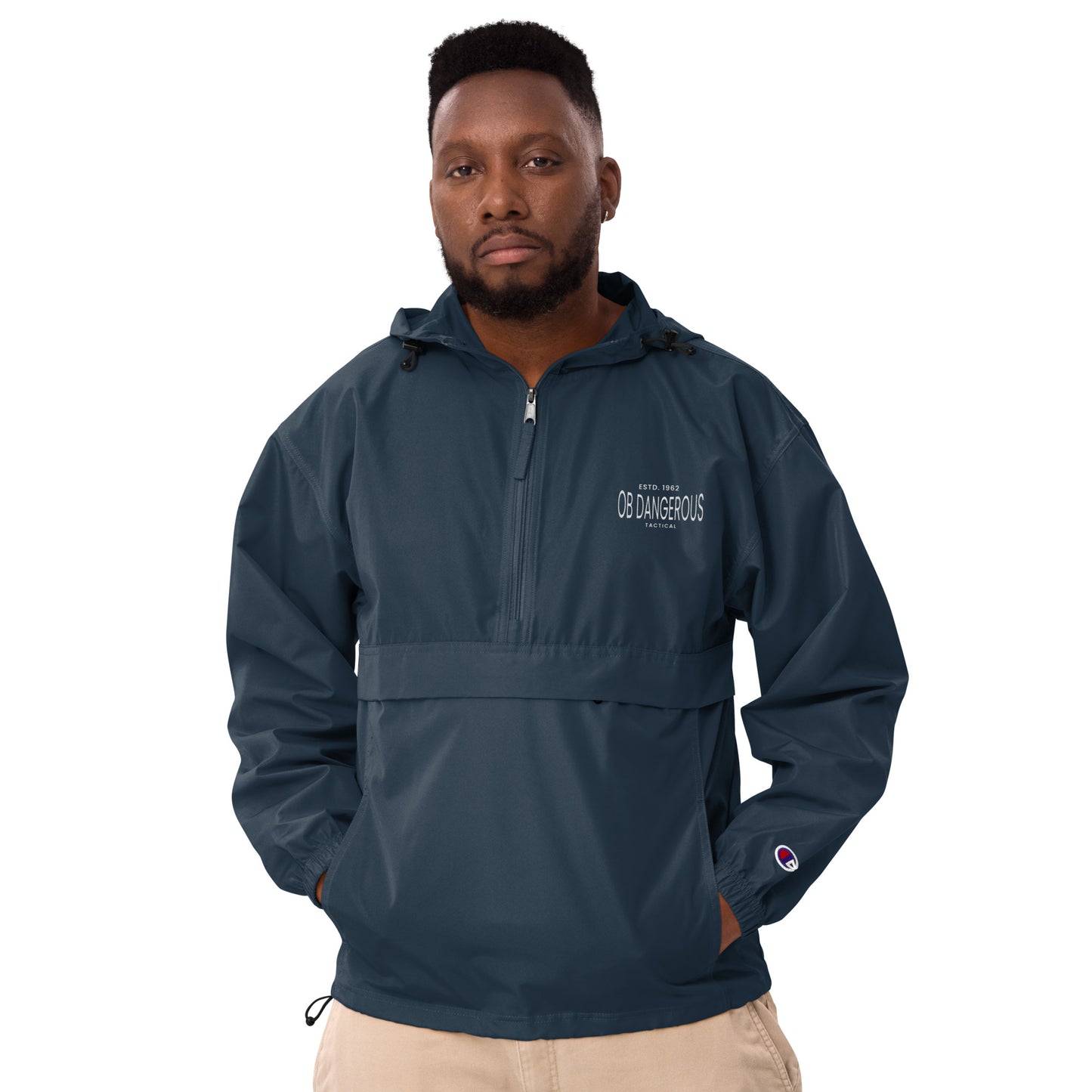 OBDangerous Tactical Embroidered Champion Packable Jacket
