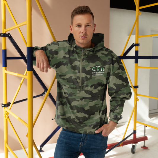 OBDangerous Designed Camo Embroidered Champion Packable Jacket