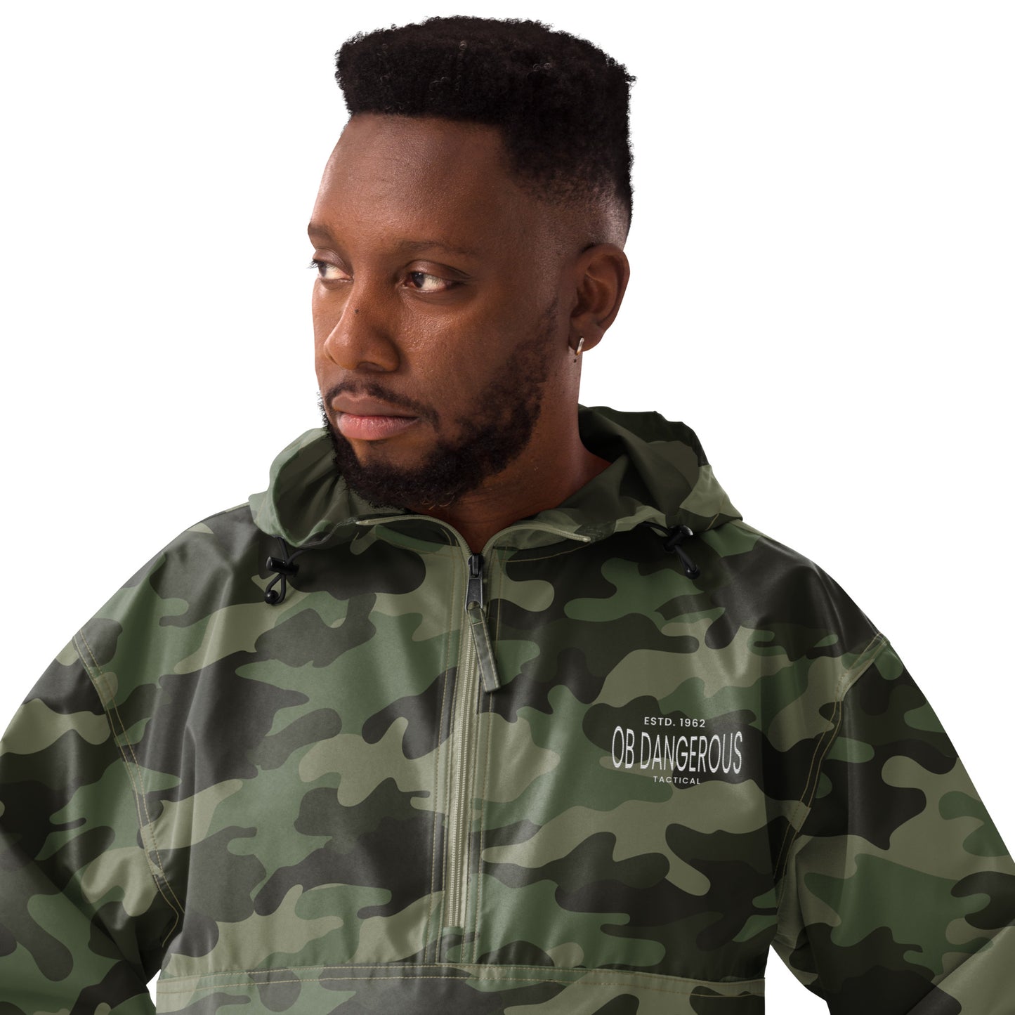 OBDangerous Tactical Embroidered Champion Packable Jacket