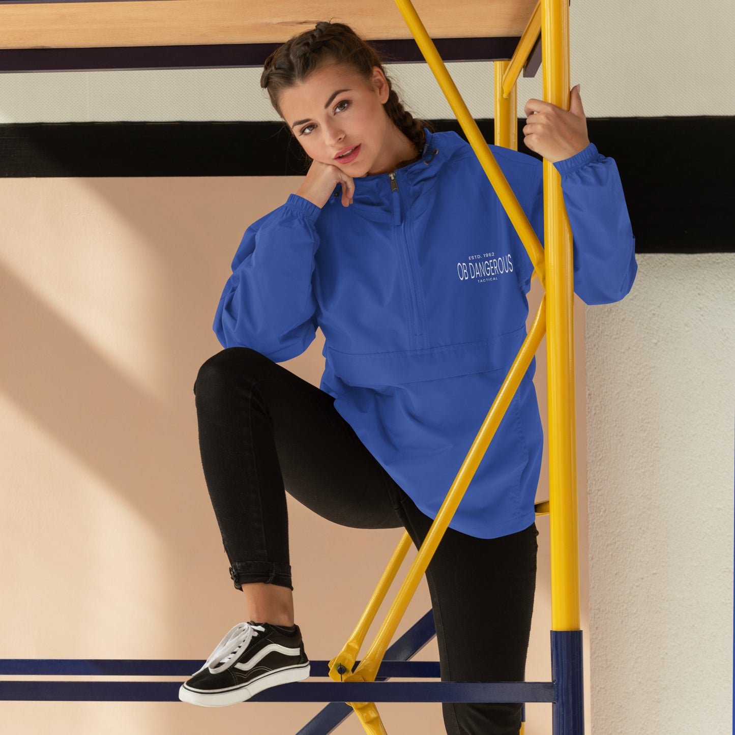 OBDangerous Tactical Embroidered Champion Packable Jacket
