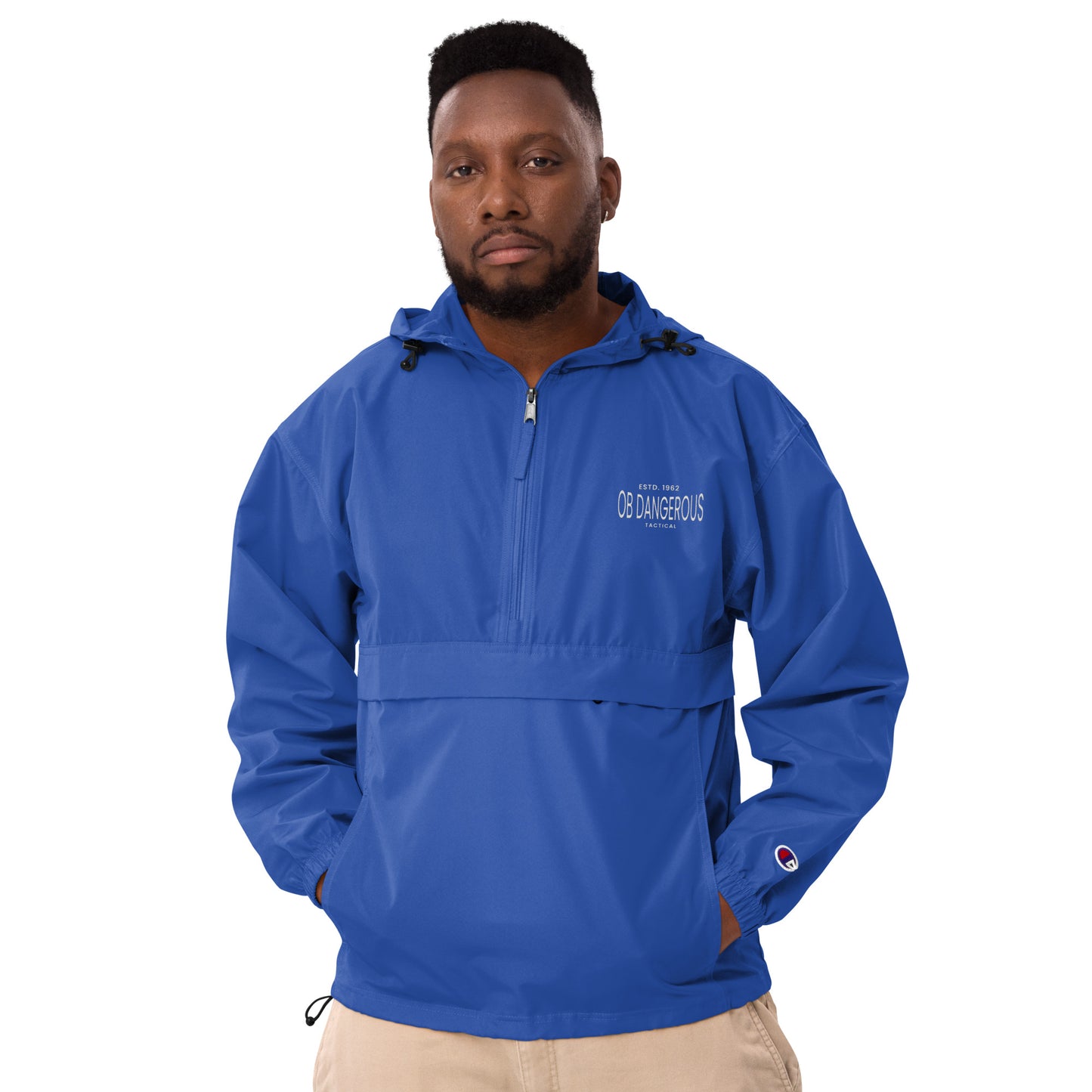 OBDangerous Tactical Embroidered Champion Packable Jacket