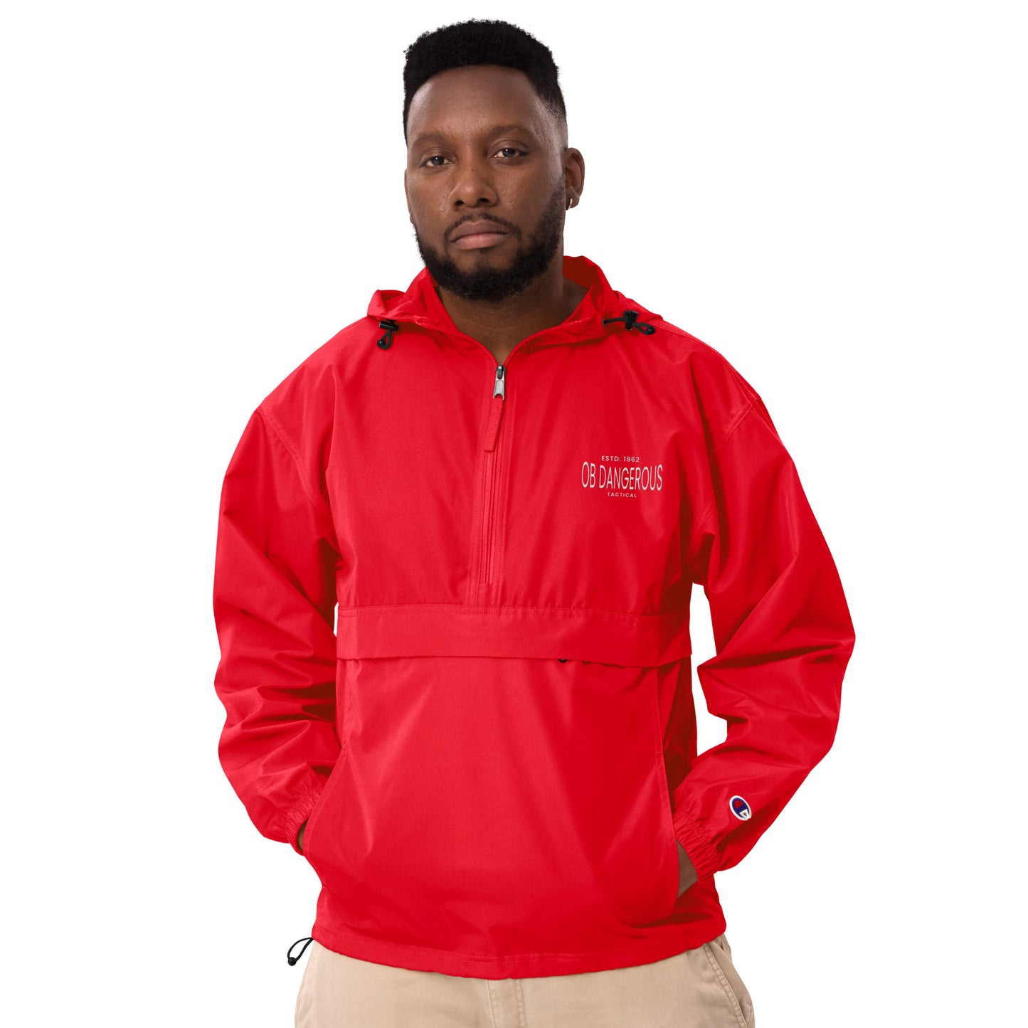 OBDangerous Tactical Embroidered Champion Packable Jacket