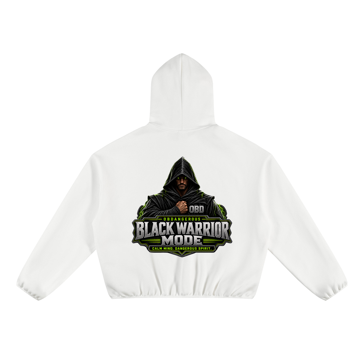Black Sigma Black Warrior Boxy Fleece Hoodie